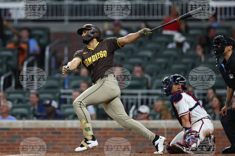 Padres Braves Baseball
