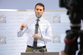 Столичен общински съвет - архитект Любомир Георгиев - брифинг