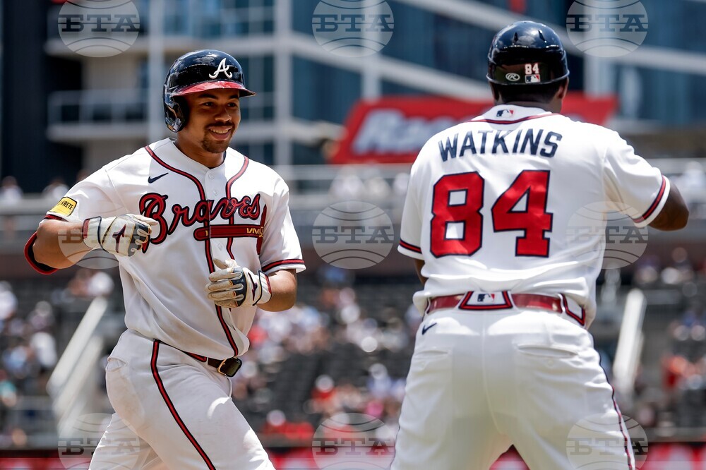 Padres Braves Baseball