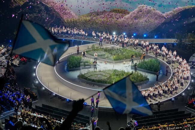 APTOPIX Britain Commonwealth Games Opening Ceremony