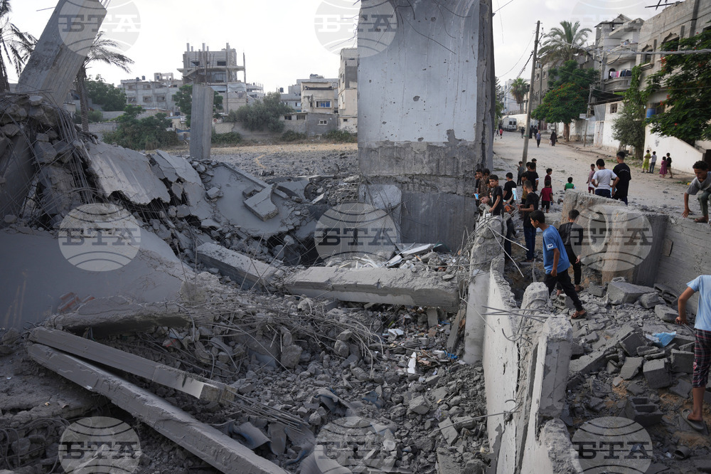 CORRECTION Israel Palestinians Gaza