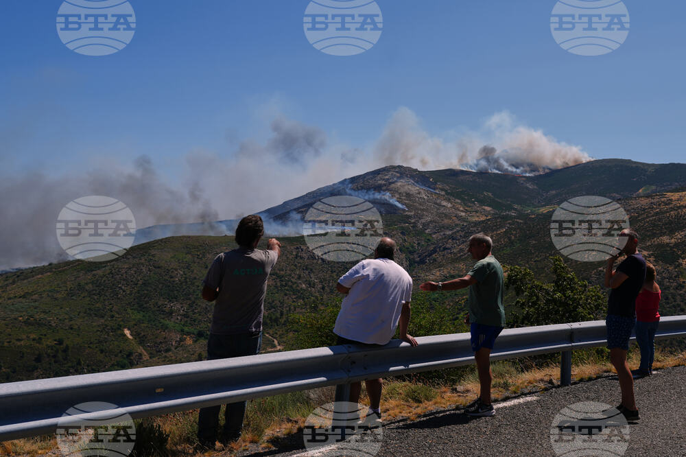 Spain Europe Wildfires