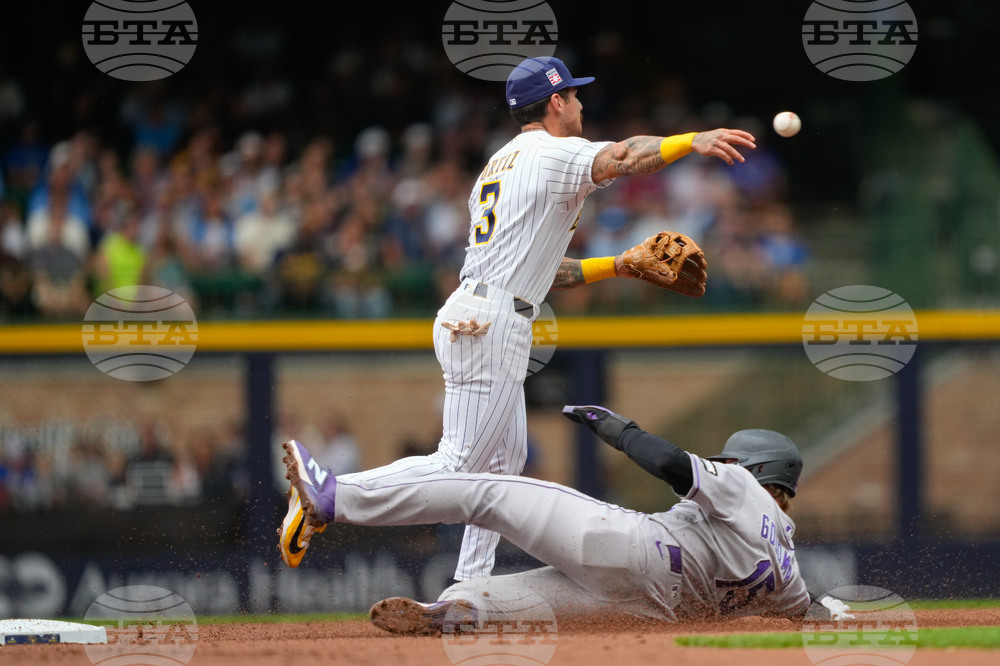Rockies Brewers Baseball