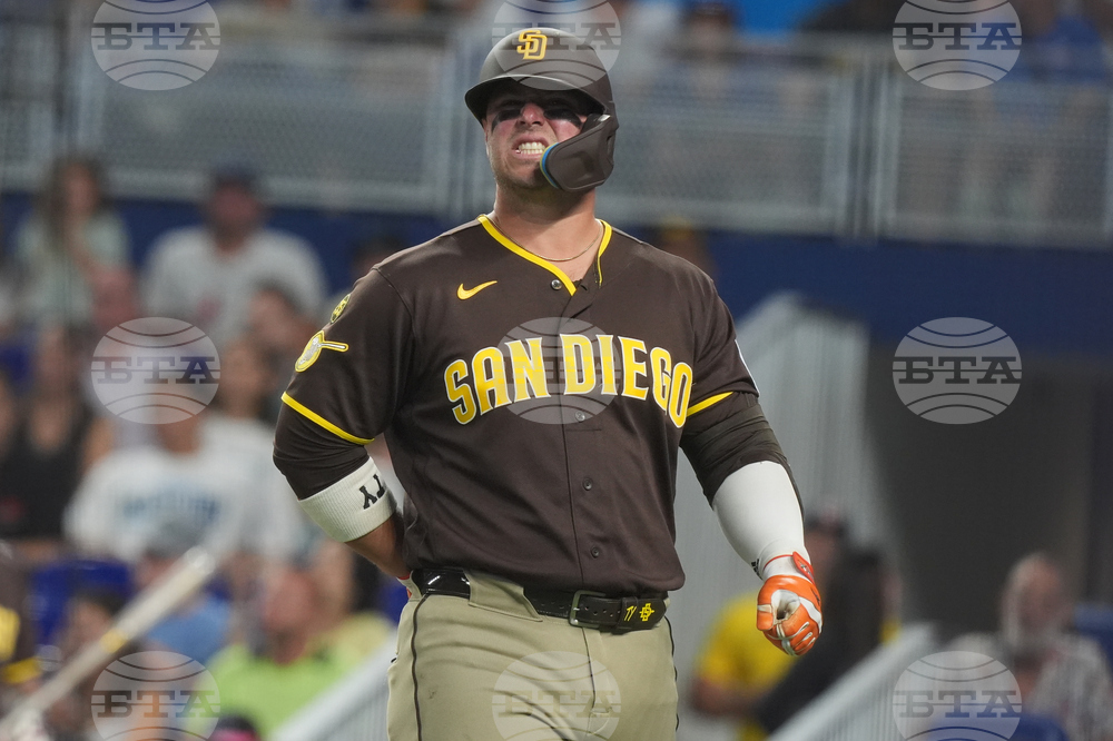 Padres Marlins Baseball