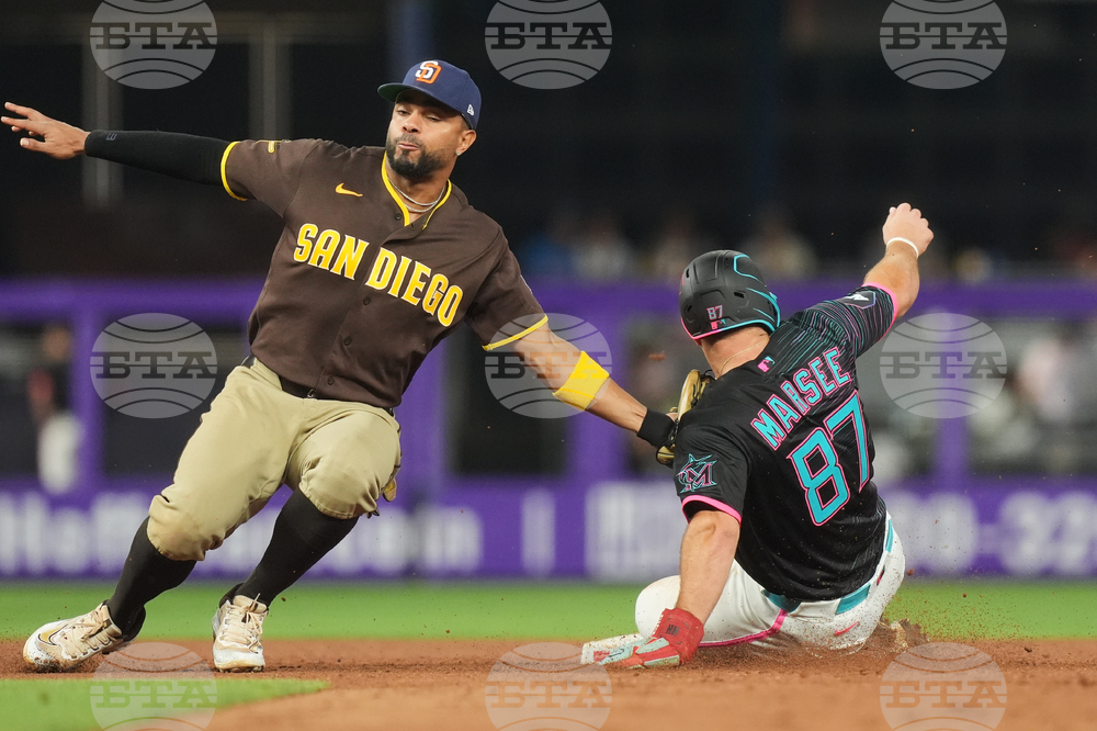 Padres Marlins Baseball