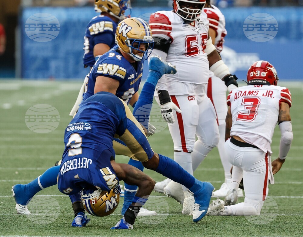 CFL Stampeders Blue Bombers Football
