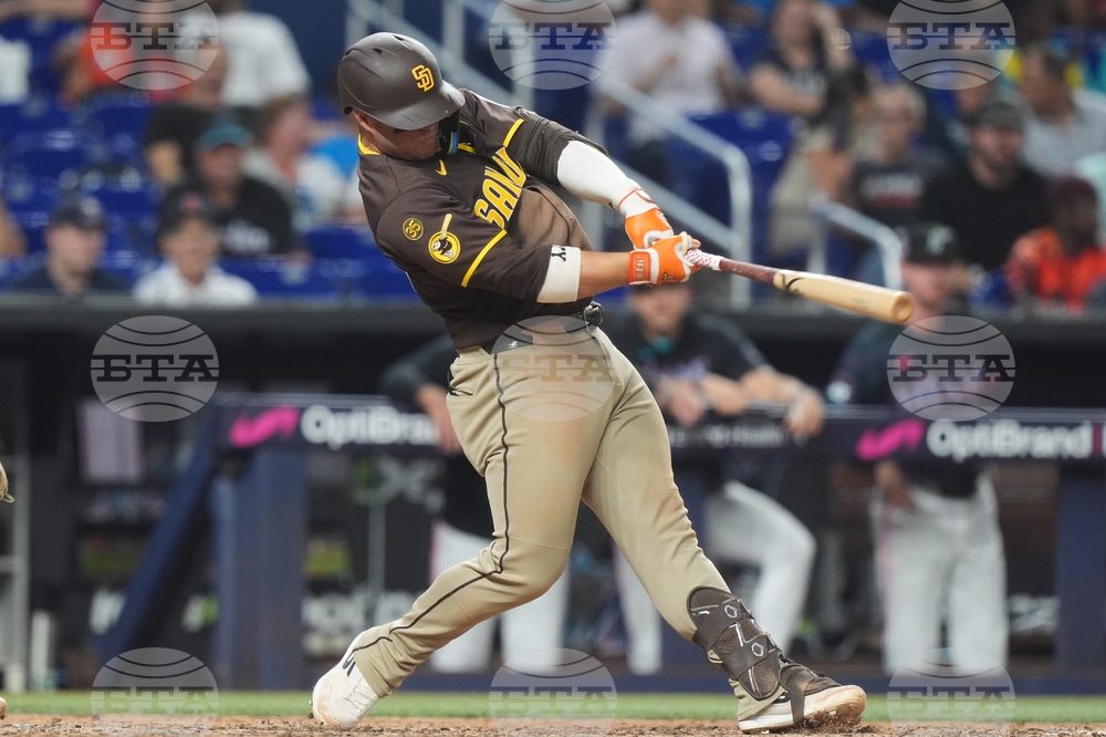 Padres Marlins Baseball