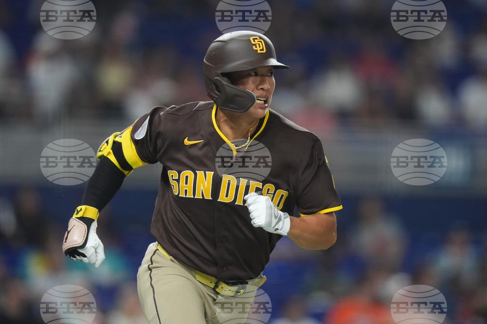 Padres Marlins Baseball