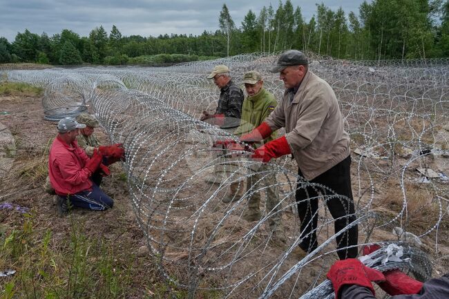 Ukraine Belarus Border Snapshot