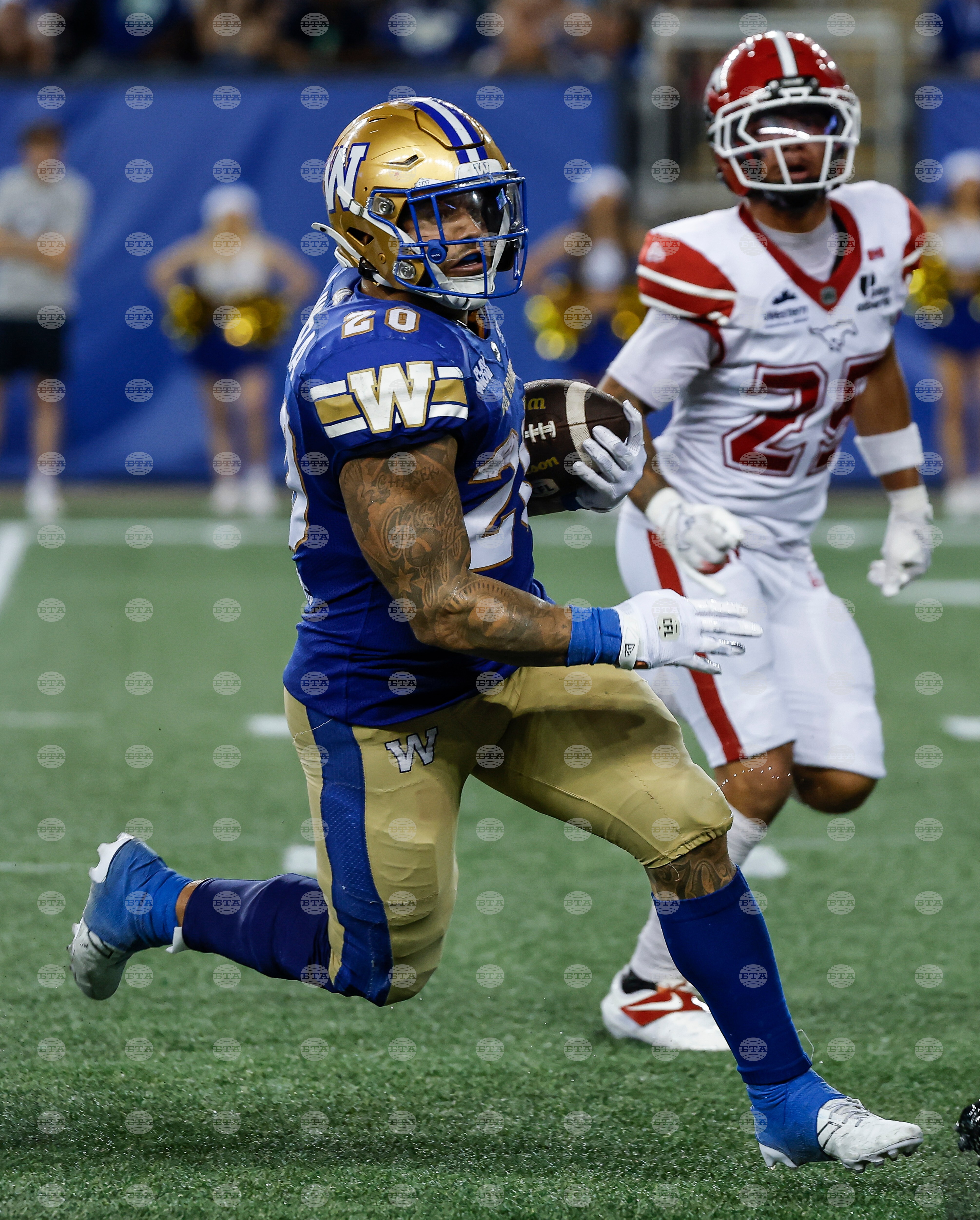 CFL Stampeders Blue Bombers Football