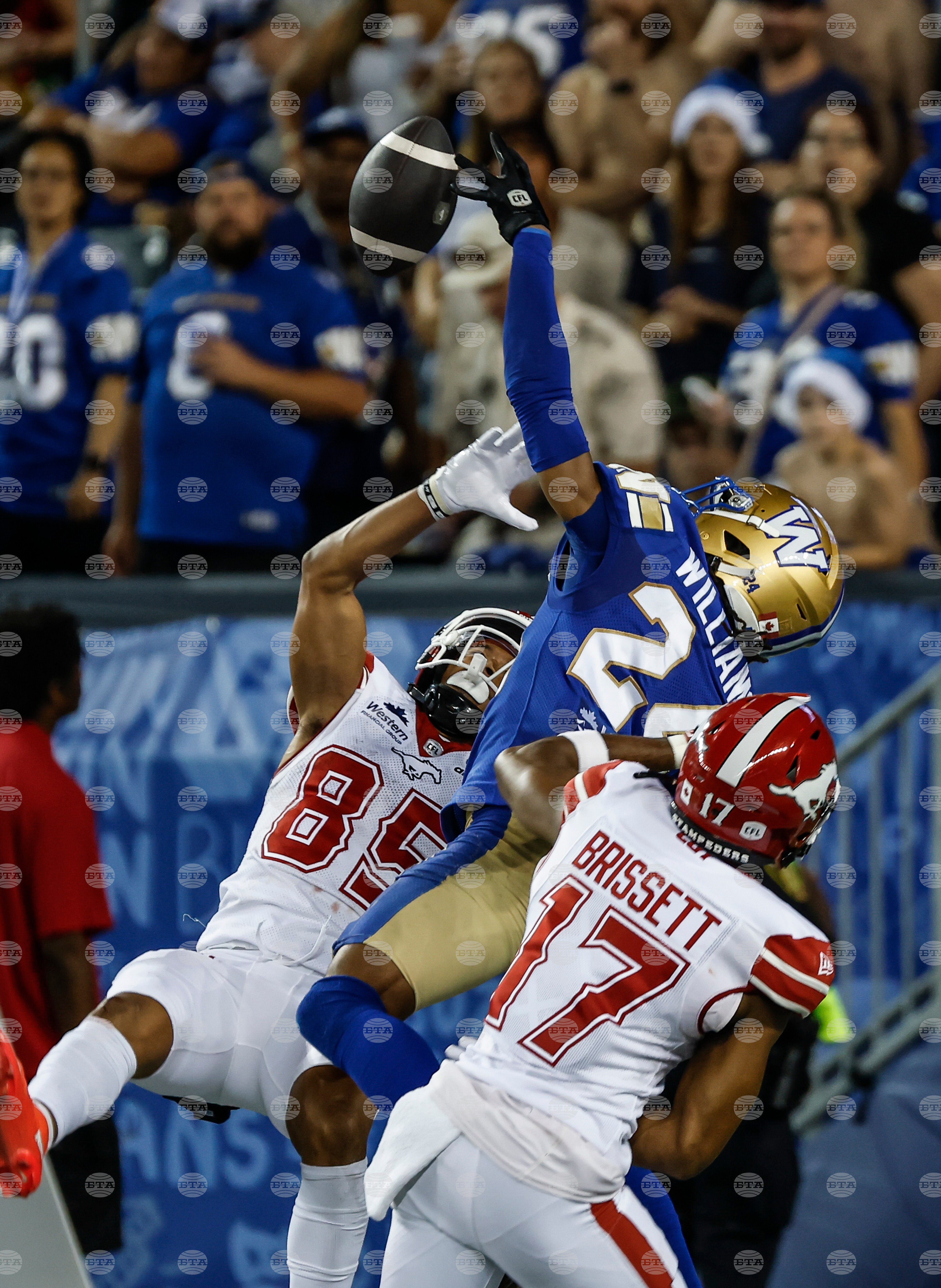 CFL Stampeders Blue Bombers Football