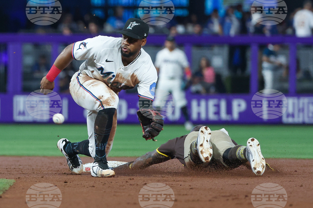 Padres Marlins Baseball