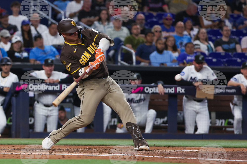 Padres Marlins Baseball