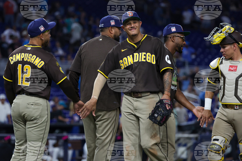 Padres Marlins Baseball
