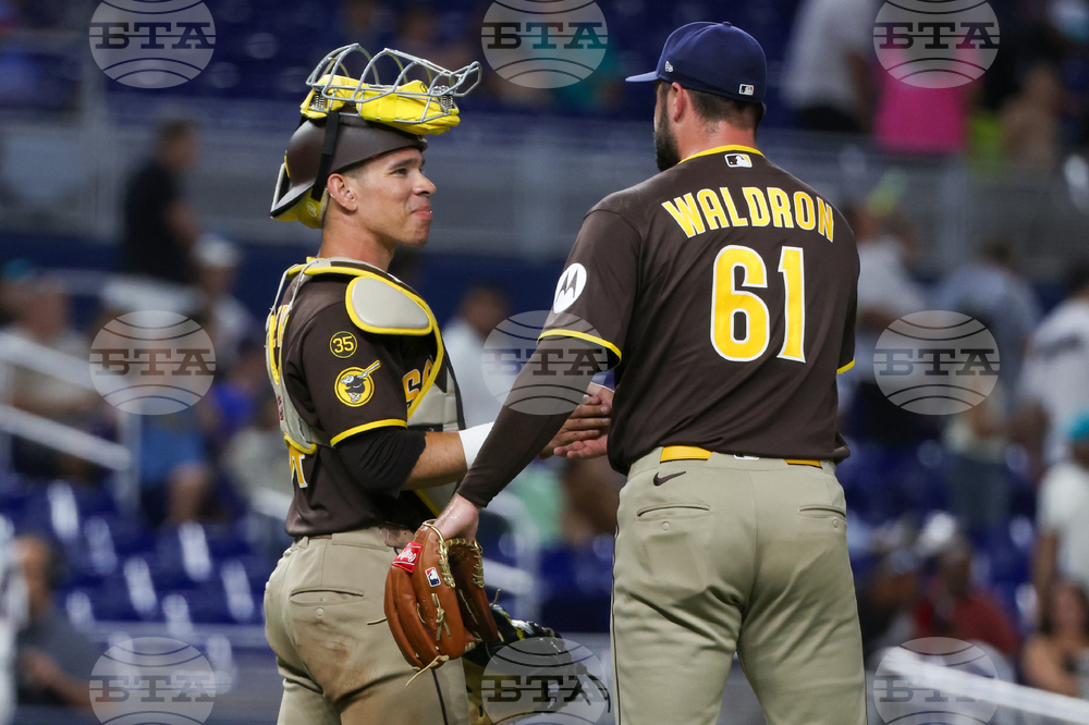 Padres Marlins Baseball