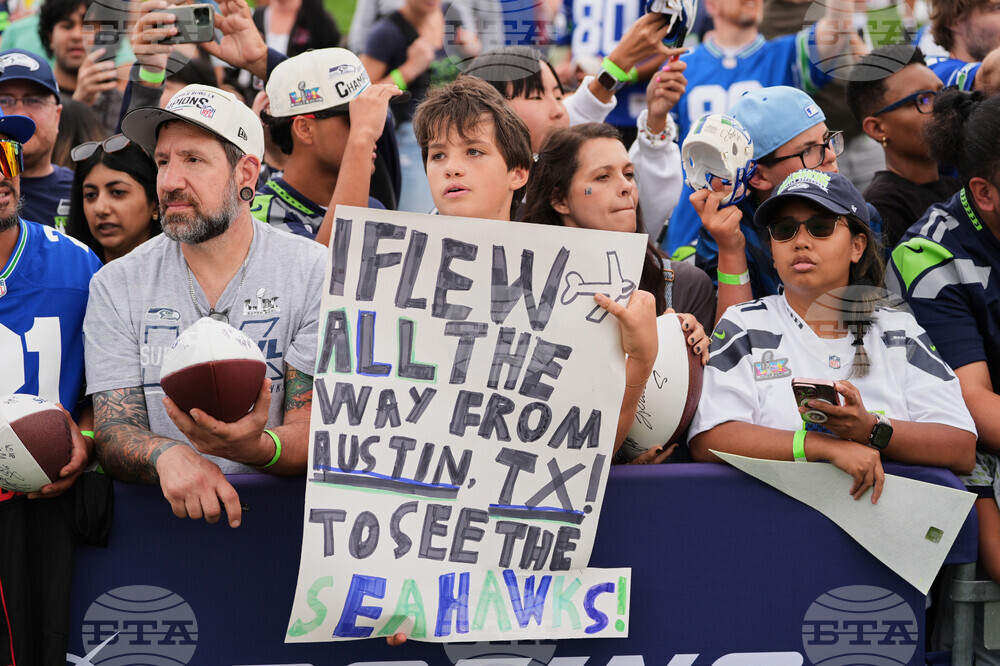 Seahawks Camp Football