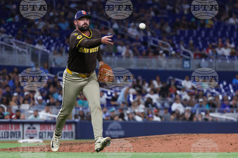 Padres Marlins Baseball