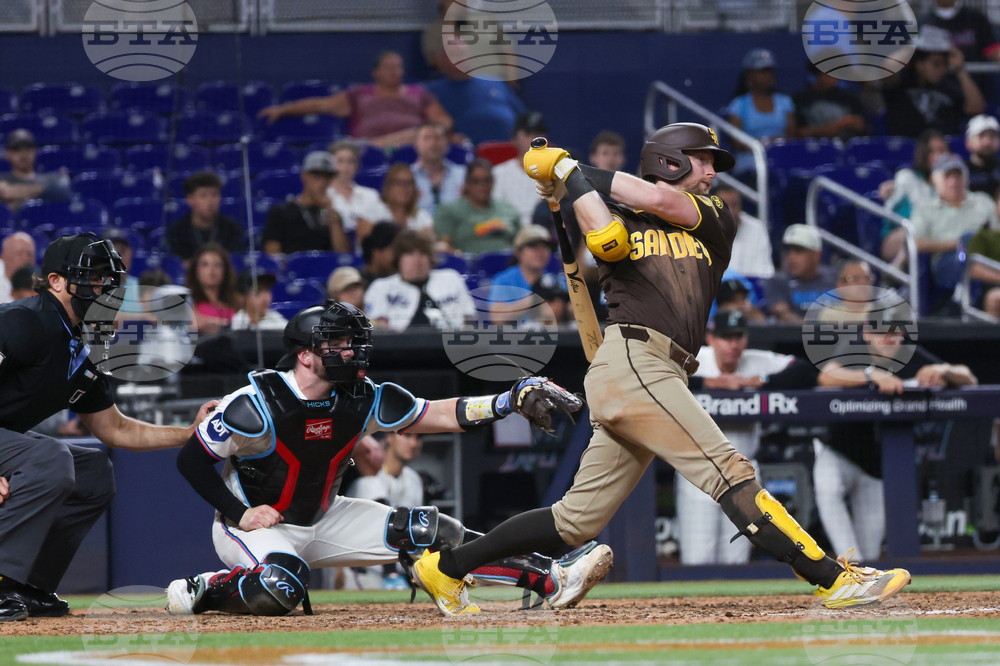 Padres Marlins Baseball