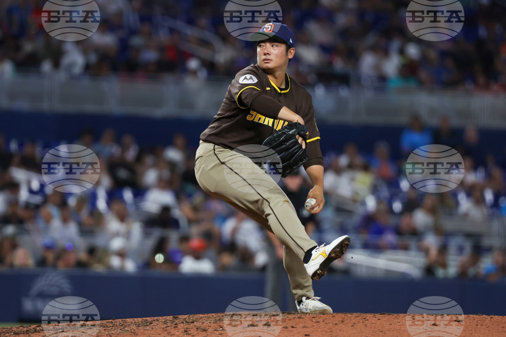 Padres Marlins Baseball
