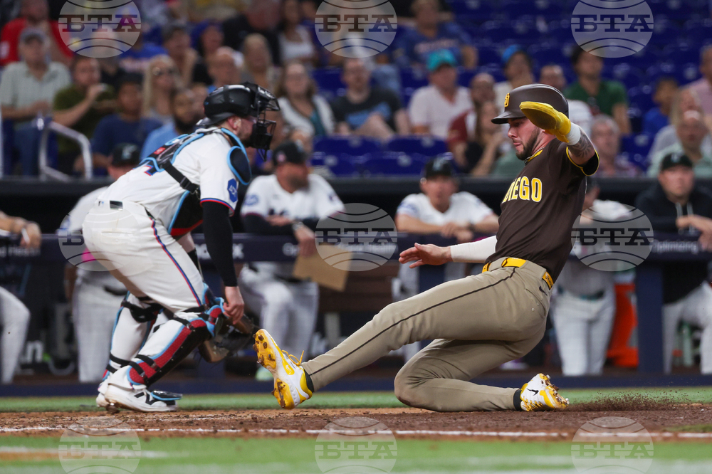 Padres Marlins Baseball