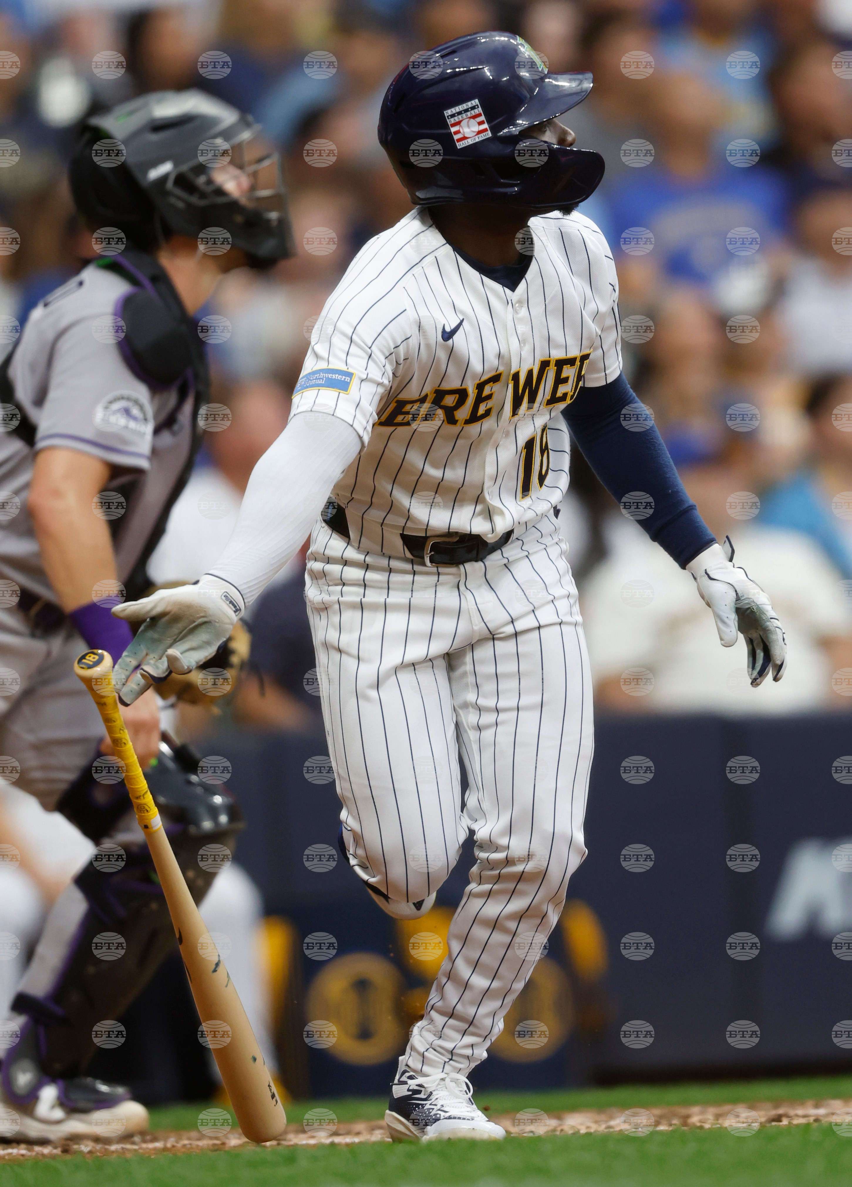 Rockies Brewers Baseball