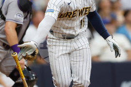 Rockies Brewers Baseball