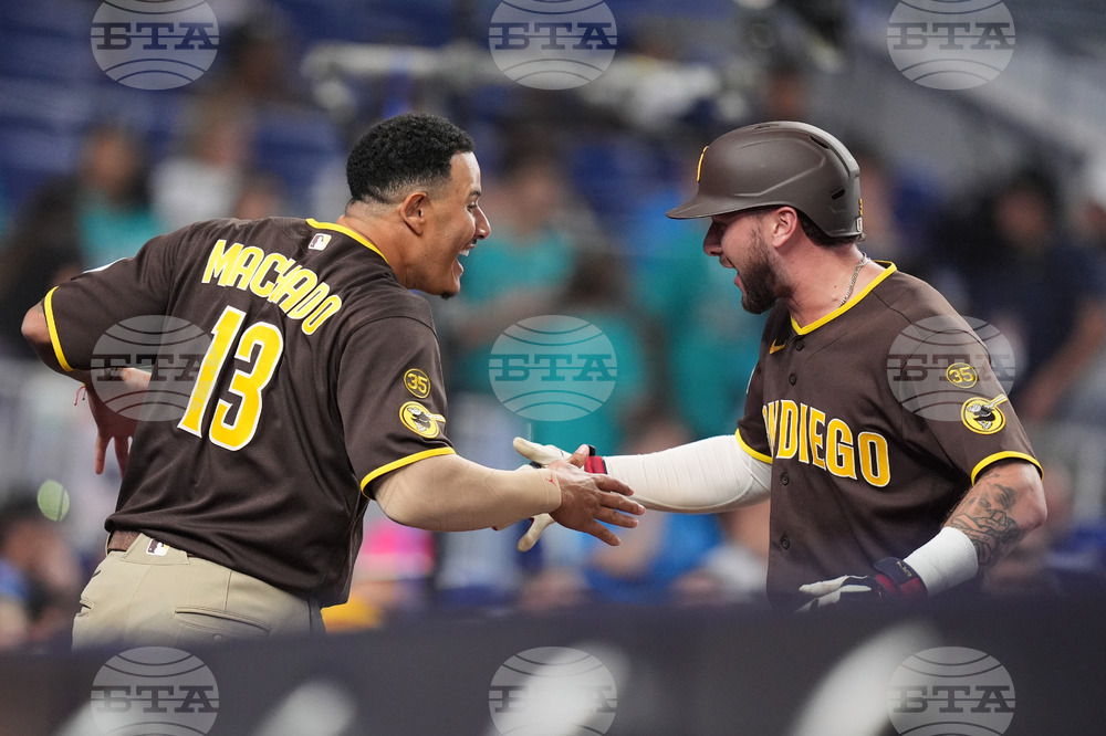 Padres Marlins Baseball