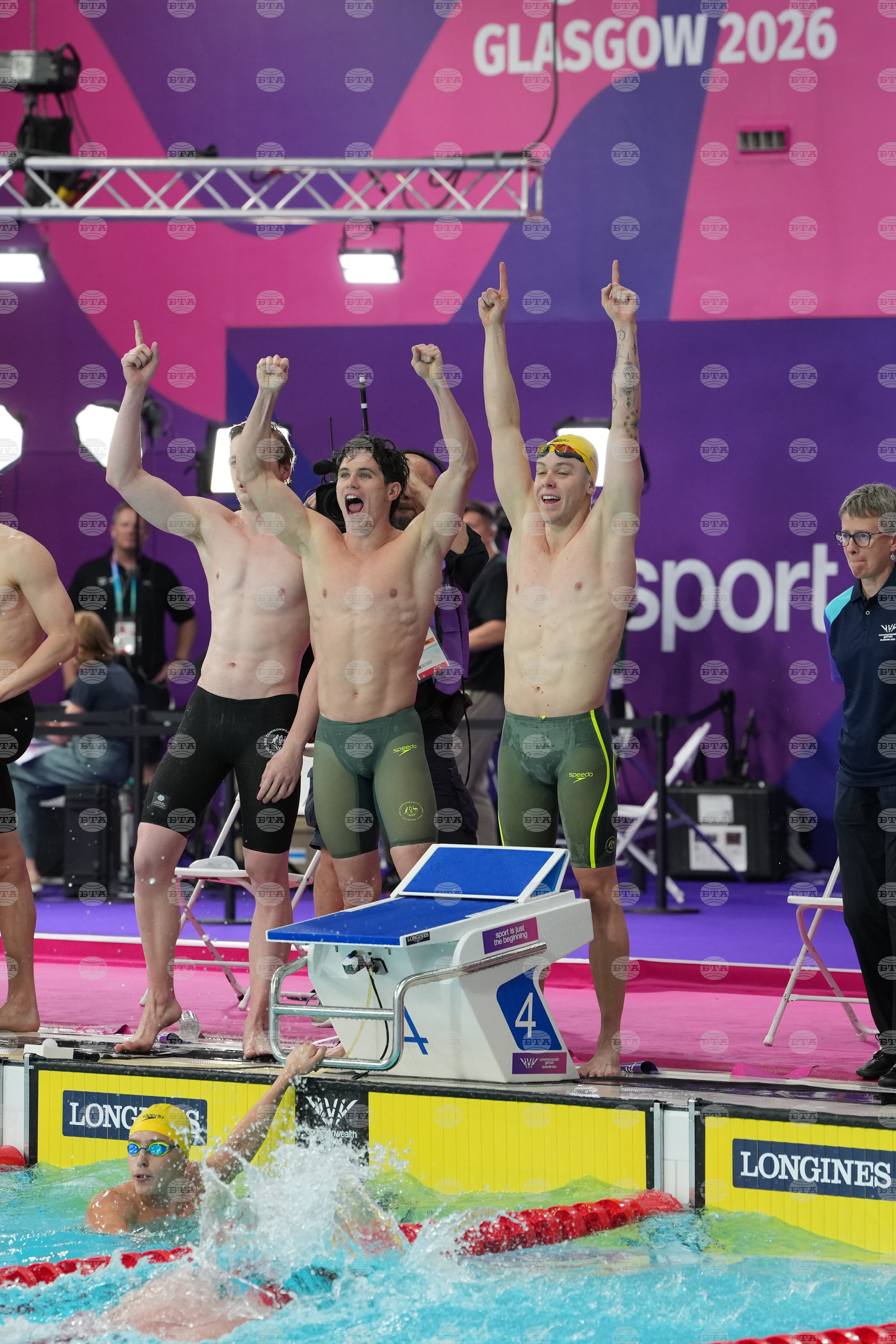 Britain Commonwealth Games Swimmimg