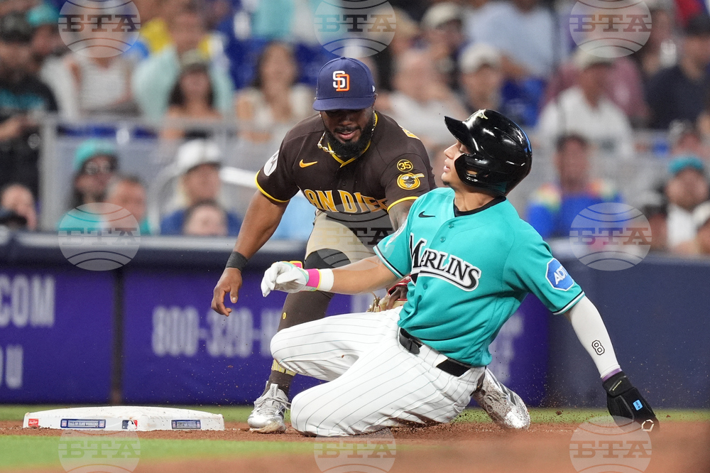 Padres Marlins Baseball