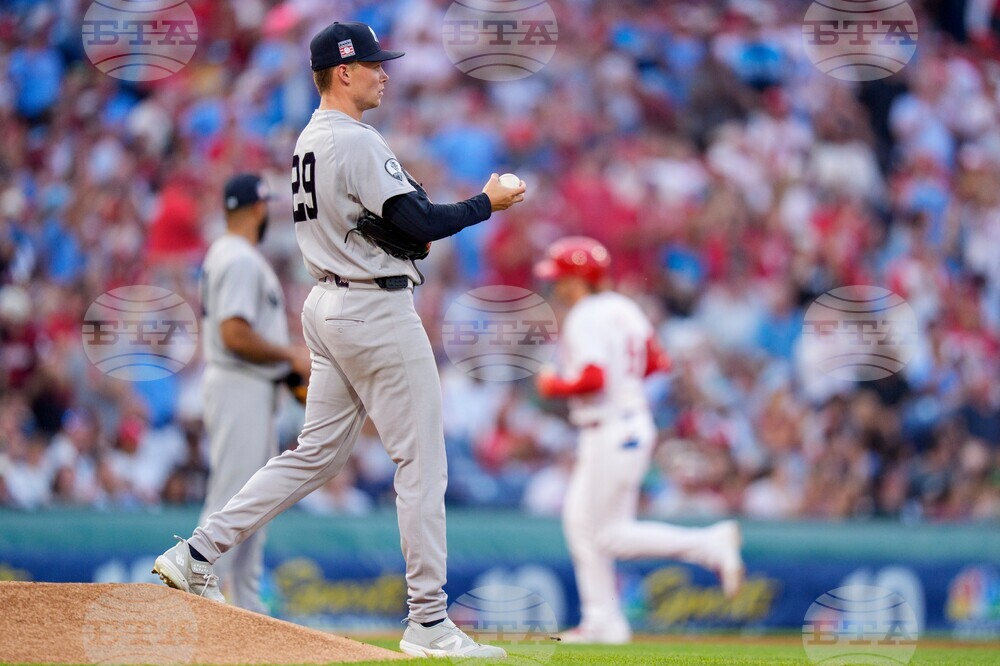 Yankees Phillies Baseball