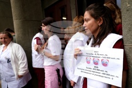 Национален център по заразни и паразитни болести „Бул Био - НЦЗПБ“ - служители - протест