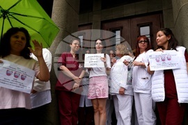 Национален център по заразни и паразитни болести „Бул Био - НЦЗПБ“ - служители - протест