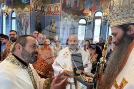 Самоков - храм „Свети Панталеймон“ - празник - литургия