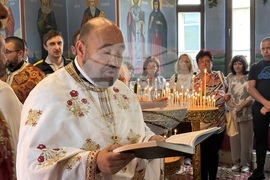 Самоков - храм „Свети Панталеймон“ - празник - литургия