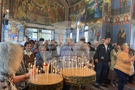 Самоков - храм „Свети Панталеймон“ - празник - литургия