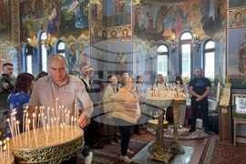 Самоков - храм „Свети Панталеймон“ - празник - литургия