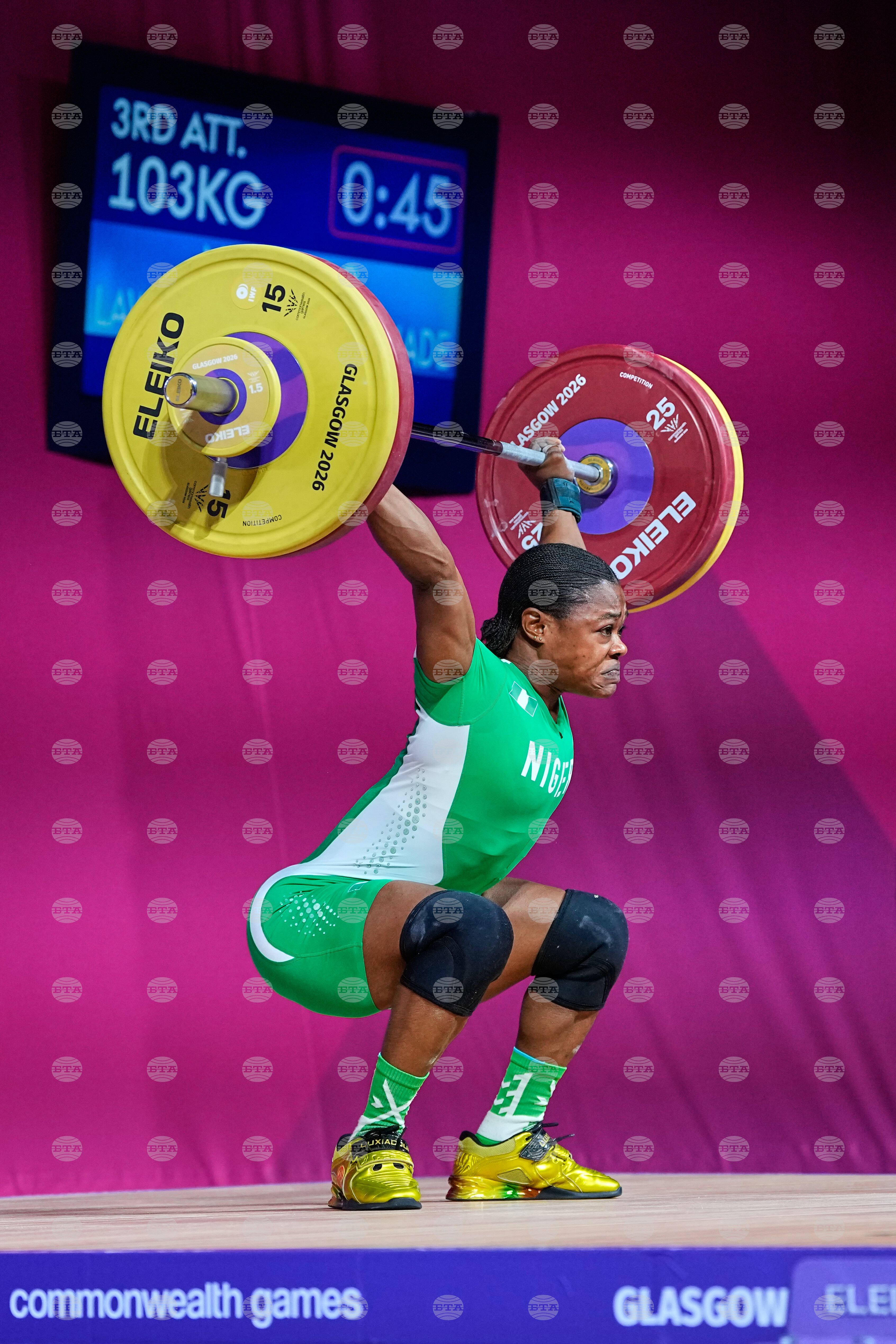 Britain Commonwealth Games Weightlifting