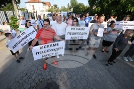 Булевард „Овча купел“ и улица „Момкова баня“- транспортен мост - протест