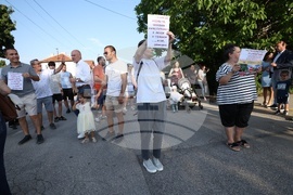 Булевард „Овча купел“ и улица „Момкова баня“- транспортен мост - протест