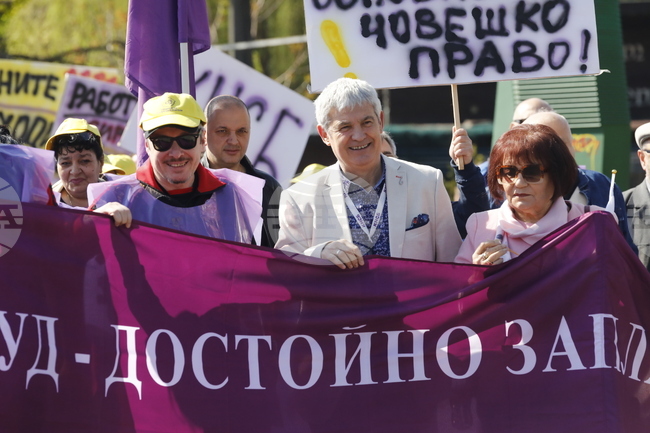 КНСБ - синдикална акция