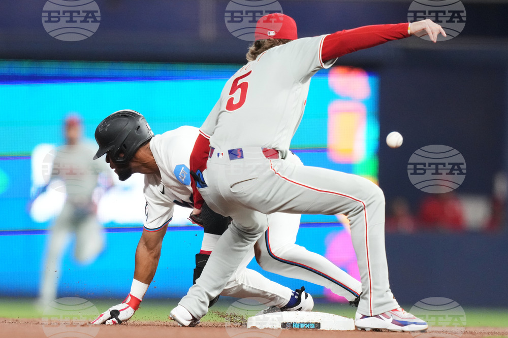 Phillies Marlins Baseball