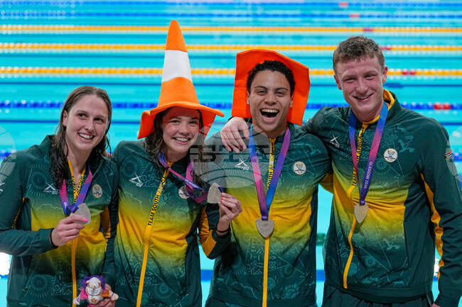 APTOPIX Britain Commonwealth Games Swimmimg