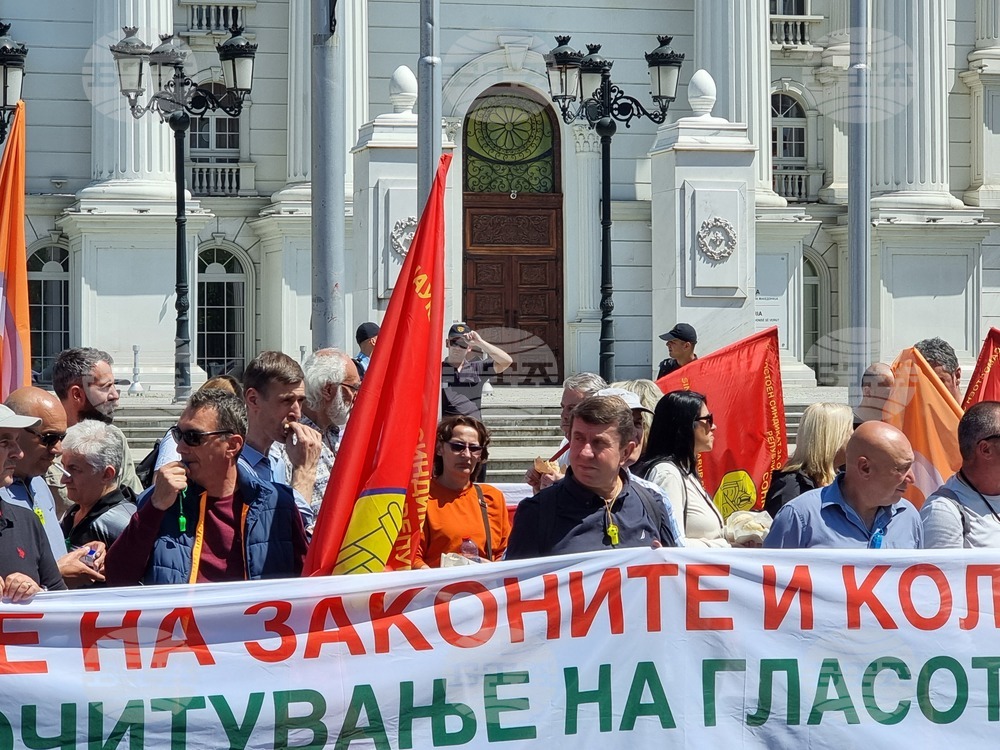 Република Северна Македония - синдикати - протести