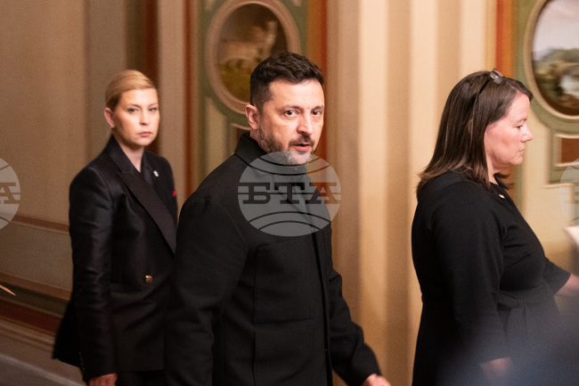 Украинският президент Володимир Зеленски пристигна в Белград и се срещна със сръбския си колега Александър Вучич 