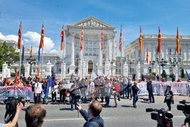 Република Северна Македония - синдикати - протести