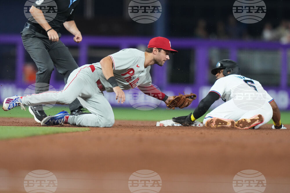 Phillies Marlins Baseball