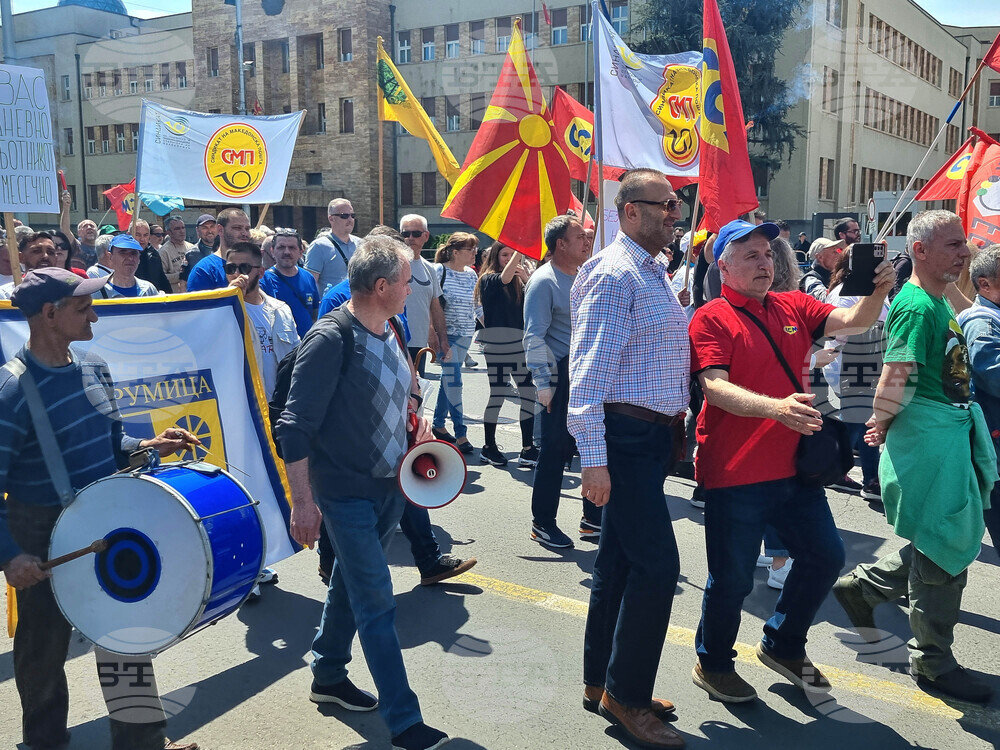 Република Северна Македония - синдикати - протести