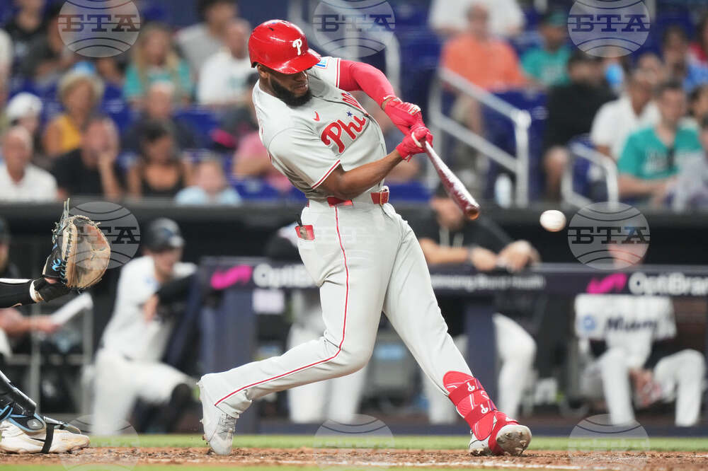Phillies Marlins Baseball