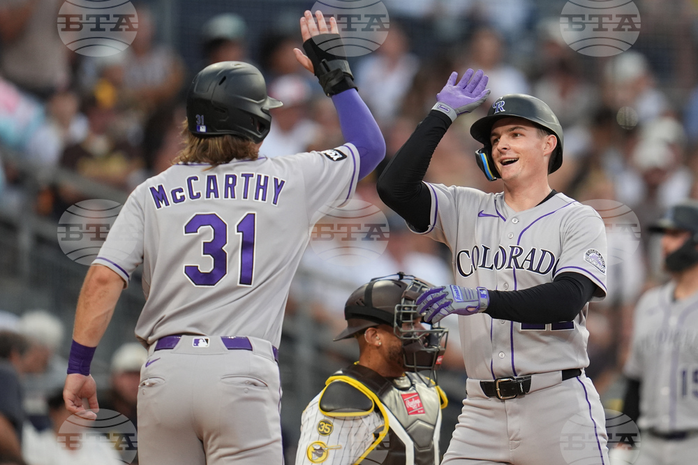 Rockies Padres Baseball