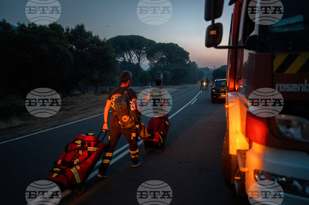 Bulgarian Ground Module Joins Firefighting Efforts in Spain